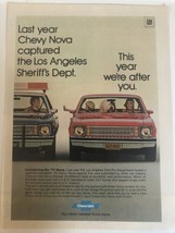 Chevrolet Nova Print Ad Advertisement 1977 Vintage pa9 - £6.18 GBP