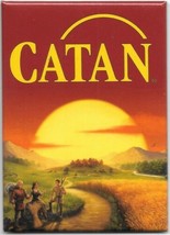 Catan Board Game Box Cover LICENSED Refrigerator Magnet NEW UNUSED - £3.13 GBP