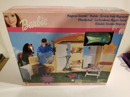 Mattel Barbie Magical Sounds Stable Barn 2000 Sealed Never Opened - £29.39 GBP