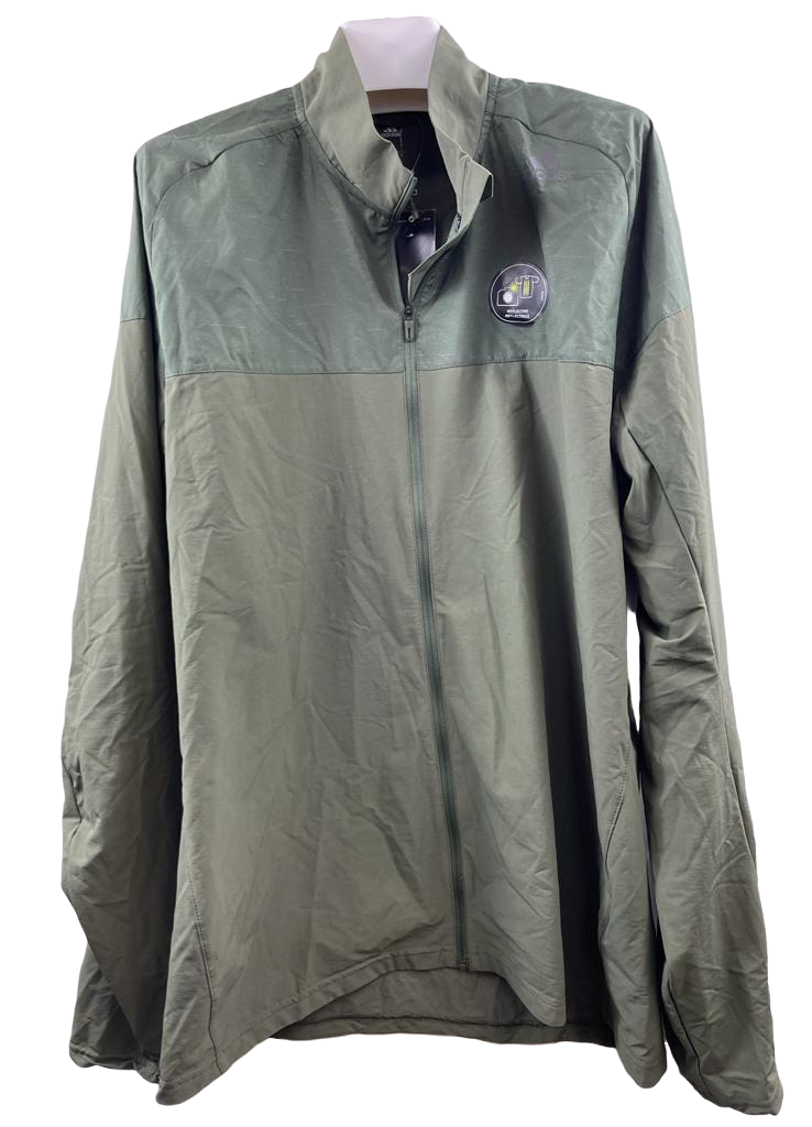 Adidas Supernova Homme Fermeture à Éclair Veste Vert 2 Ton - Grand - $39.68