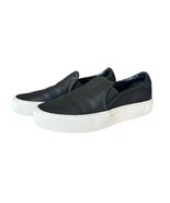 UGG Jass Black Leather Slip On Sneakers Size 7.5 - $33.43