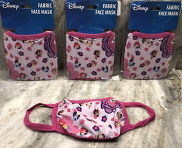3ea Kids Disney Princesses Fabric Face Masks Ages 4+-BRAND NEW-SHIP SAME... - £7.75 GBP
