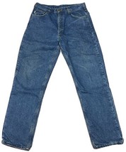Carhartt Men’s Lined Denim Jeans Medium Wash Size 36x34 - £17.69 GBP