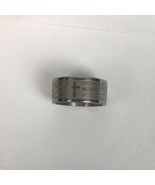 Stainless Steel English Lord&#39;s Prayer  Hail Marry 3mmBand Ring  (Size 5 ) - $13.67 CAD
