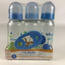Swiggles Baby Bundle 9 ounce Bottles Safety Pin Teether Animals Medium F... - $17.77