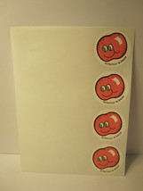vintage Teacher Classroom Supplies: (4) Bubble Gum Scratch &#39;n Sniff Stickers- 1&quot; - £6.26 GBP
