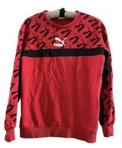 Puma Mens M Crewneck Sweater All Printed Logo Pullover Sweatshirt - $15.88