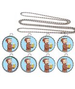 Curious George pack of 10 necklaces party favors supplies birthday - $11.87