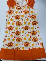Thanksgiving Girls Nightgown Orange Turkey Print Sleepwear Size 7-8 - $85.12 MXN Thanksgiving Girls Nightgown Orange Turkey Print Sleepwear Size 7-8 - $85.12 MXN