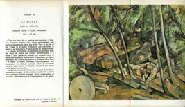 Le grand art en livres de poche Paul Cezanne Fine Art History Illustrated 1953 - £74.24 GBP