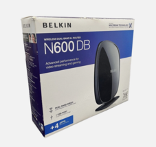 Belkin N600 DB (F9K1102) 300 Mbps 4-Port Wireless Dual-Band N+ Router, Open Box - £23.38 GBP