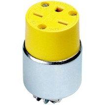 Leviton 615CA 15 Amp, 250 Volt, Cord Outlet, Armored, Grounding, Steel - $20.10