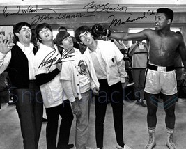 The Beatles Muhammad Ali Signed 8x10 Glossy Photo Autographed RP Poster Print - £13.58 GBP