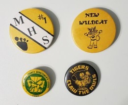 Vintage Lot of 4 Buttons Pinback 1957 Allegheny County Sportsman League ... - $14.84