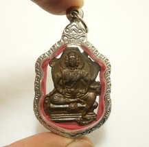 LP DOO PHRA PHROM BROOCH BRAHMA PIN BLESSED 1976 THAI AMULET LUCKY RICH ... - $150.98
