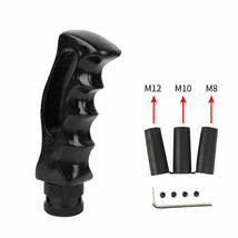 Universal Black Slotted Pistol Grip Handle Manual Gear Stick Shift Knob Shifter - £11.08 GBP