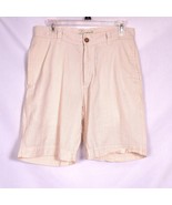 Washed Stoned &amp; Beaten Vintage Seersucker Shorts Size 32 - £13.55 GBP