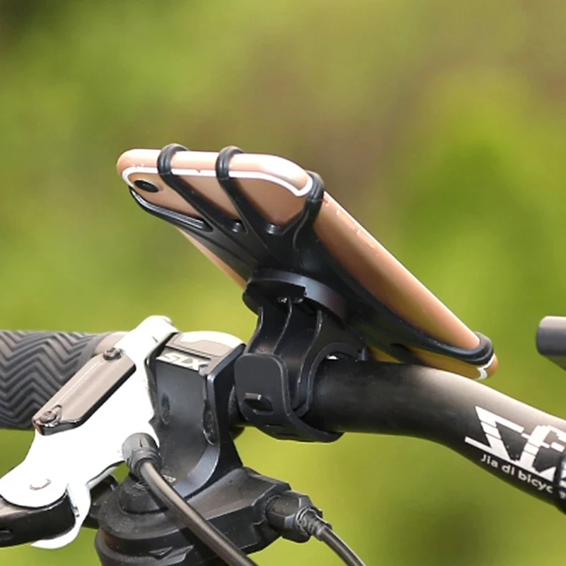 Sporting Handlebar Phone Holder Anti-Shock Soft Silicone for A M365 Electric Sco - £23.90 GBP