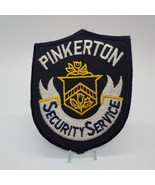 Vintage Pinkerton Security Service Embroidered Uniform Shield Patch 4.5x... - £14.93 GBP