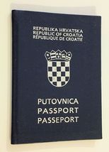 Passport Croatia 1993-2003 with visas Yugoslavia - £55.08 GBP