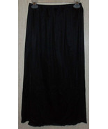 EXCELLENT WOMENS Vanity Fair 32&quot; BLACK HALF SLIP  SIZE M/40 - £18.47 GBP