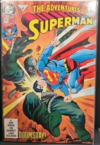 ADVENTURES OF SUPERMAN #497 Dec 1992 DC Comics DOOMSDAY Bagged Boarded - $9.89