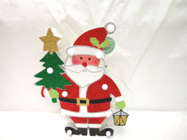 National Tree Company 17-Inch Pre-Lit Wooden Santa C210529 - £23.69 GBP