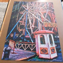 Jigsaw Puzzle Chris Lord Ferris Wheel Street Fair Mott Street 1000 Pc Co... - £7.79 GBP