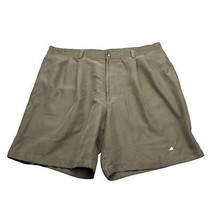 Greg Norman Shorts Mens 40 Brown Khaki Tan Golf Pleated Casual Chinos Po... - £12.01 GBP