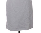 J. CREW Women’s Sz 6 Gray 100% Cotton Woven Linen Look Fully Lined - £25.04 GBP