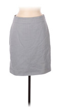 J. CREW Women’s Sz 6 Gray 100% Cotton Woven Linen Look Fully Lined - £24.55 GBP