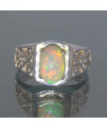 Welo Opal Untreated Stable Ethiopia Gem Handmade 925 Silver Ring size 9 ... - £113.14 GBP