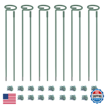 4.5mm Adjustable Length Plant Stake, Assembled (12 or 24 inch) Outdoor a... - $43.24