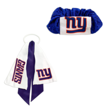 New York Giants Hair Twist Scrunchie and Pony Tail Holder NFL Fan Shop - £15.88 GBP