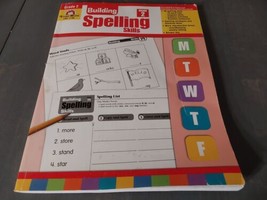Evan-Moor Building Spelling SkillsWorkbook Grade 2 Homeschool Learning - £9.56 GBP