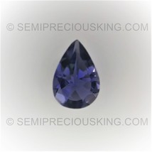 Natural Iolite Pear Facet Cut 10X7mm Ultramarine Blue Color VS Clarity Loose Gem - £40.18 GBP