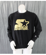 Starter Black Label Sweater - Gold Starter Logo - Men&#39;s Large - $80.34 CAD
