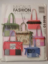McCall's 4610 Misses' Totes Purse Bag - £10.28 GBP