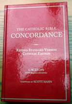 Cw Lyons 2009 Hc Catholic Bible Concordance For The Rsvce - £33.63 GBP