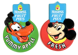 Hostess Fruit Pies Store Advertising Disney Mickey Pluto Promo Display V... - $40.00