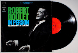 Robert Goulet - In Person (1963) Vinyl LP •PLAY-GRADED• Live in Concert - £7.80 GBP