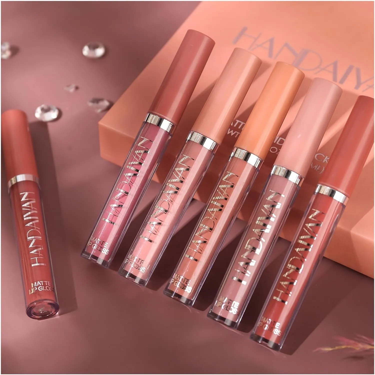 6pcs Set Waterproof Liquid Lipstick Matte Long Lasting Lip Gloss Makeup ... - £17.32 GBP