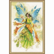 Counted Cross Stitch Kit &quot;Fantasy Elf Fairy&quot; By Lanarte - £59.20 GBP