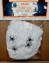 Spider Webs With 4 Spiders Halloween You Choose Color 2oz Packs Spooky NIB 227T - £2.27 GBP
