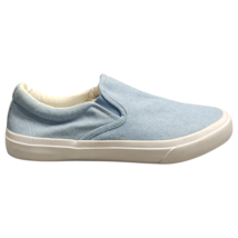 Magellan Outdoors Flats Shoes Womens US Size 11B Blue White Twill Slip O... - $24.25