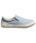 Magellan Outdoors Flats Shoes Womens US Size 11B Blue White Twill Slip O... - $33.16 CAD
