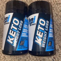 Set Of 2. BPI Health Keto Weight Loss Ketogenic Diet Sup. 75 Capsules. E... - $22.00