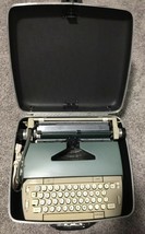 Smith Corona Portable Electric Typewriter Case Electra 110 Vintage USA - $1,306.84 MXN