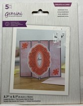 Gemini Create A Card Baroque Oval 5 Pc New - £5.08 GBP