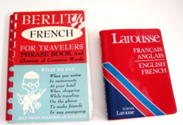 Berlitz French Travelers Phrase Book Larousse French English Pocket Dictionary - £4.93 GBP